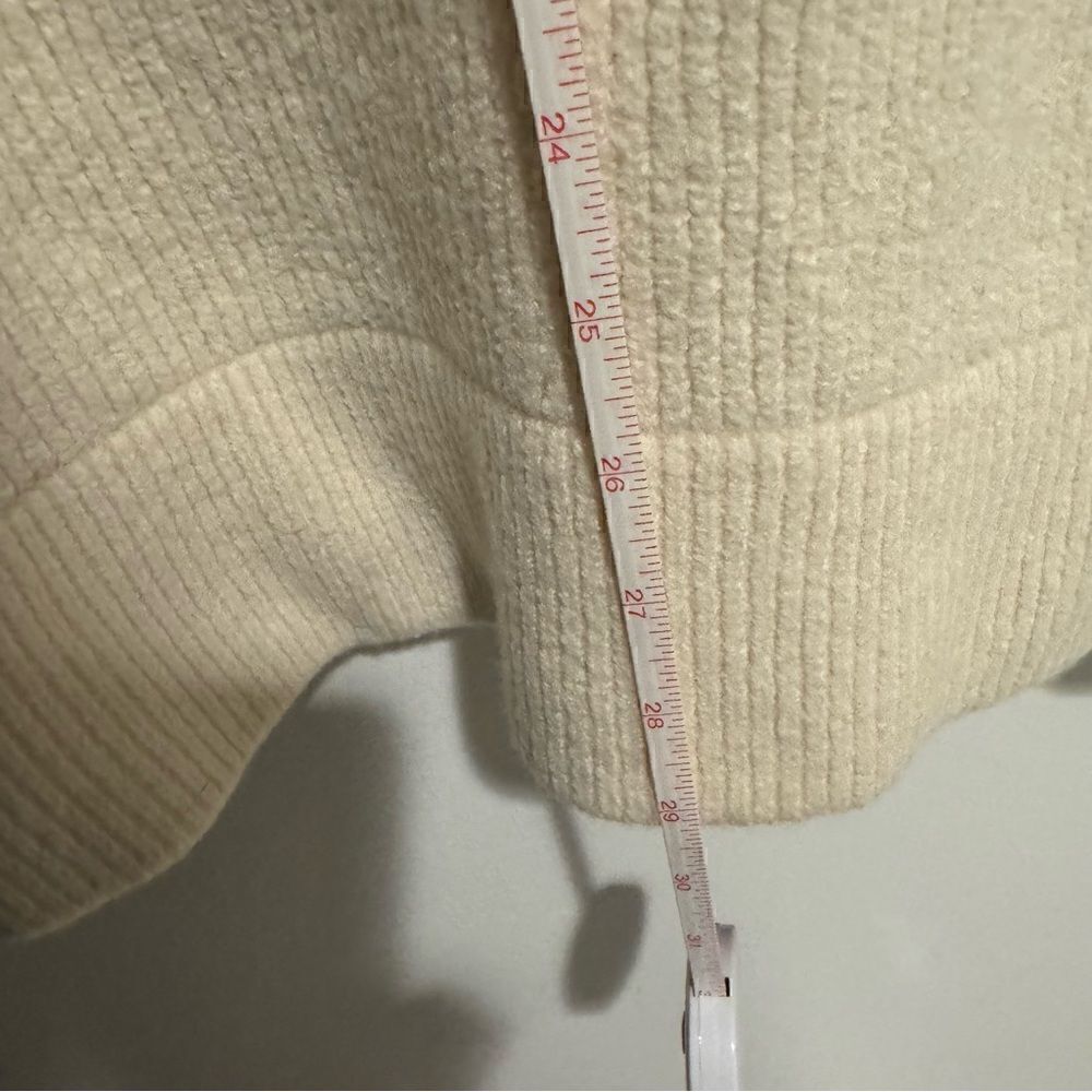 Everlane Cream Button Up Cardigan 100% Wool Sweater Size XS Womens - Picture 6 of 8